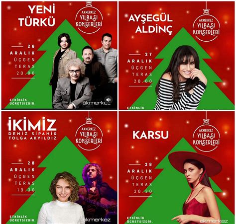 Pop Sanatçılarının Yılbaşı Temalı Konserleri